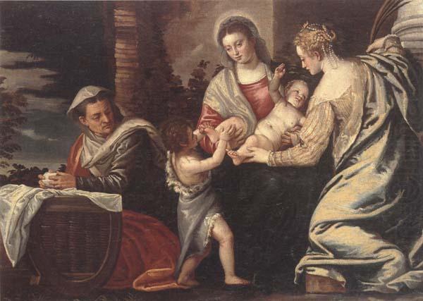 The Mystic marriage of saint catherine, unknow artist